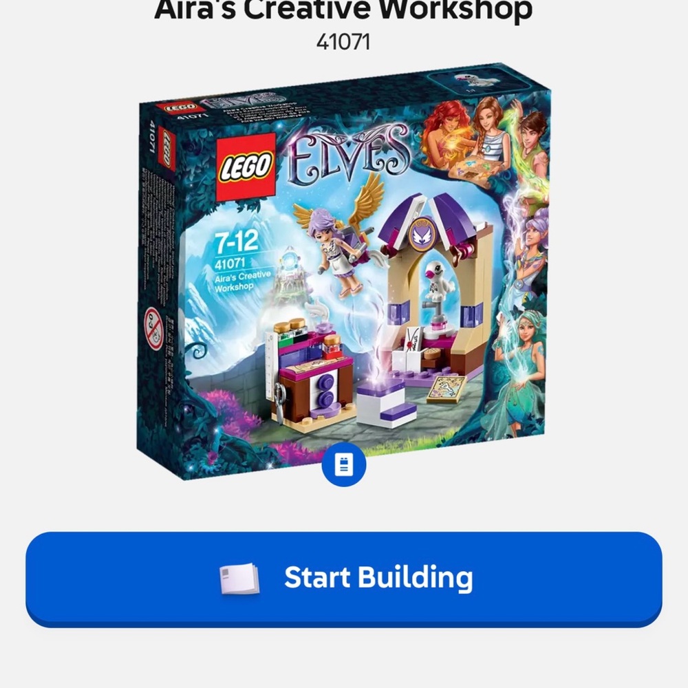 Retired LEGO elves Aira's Creative Workshop 41071